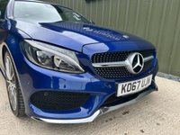 USED 2018 67 MERCEDES-BENZ C-CLASS 2.0 C300 AMG Line (Premium Plus) Cabriolet 2dr Petrol G-Tronic+ Euro 6 (s/s) (245 ps) PREM PLUS+19"S+AIR SCARF+BURM.