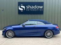 USED 2018 67 MERCEDES-BENZ C-CLASS 2.0 C300 AMG Line (Premium Plus) Cabriolet 2dr Petrol G-Tronic+ Euro 6 (s/s) (245 ps) PREM PLUS+19"S+AIR SCARF+BURM.