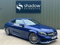 USED 2018 67 MERCEDES-BENZ C-CLASS 2.0 C300 AMG Line (Premium Plus) Cabriolet 2dr Petrol G-Tronic+ Euro 6 (s/s) (245 ps) PREM PLUS+19"S+AIR SCARF+BURM.