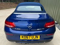 USED 2018 67 MERCEDES-BENZ C-CLASS 2.0 C300 AMG Line (Premium Plus) Cabriolet 2dr Petrol G-Tronic+ Euro 6 (s/s) (245 ps) PREM PLUS+19"S+AIR SCARF+BURM.
