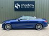 USED 2018 67 MERCEDES-BENZ C-CLASS 2.0 C300 AMG Line (Premium Plus) Cabriolet 2dr Petrol G-Tronic+ Euro 6 (s/s) (245 ps) PREM PLUS+19"S+AIR SCARF+BURM.