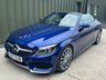 USED 2018 67 MERCEDES-BENZ C-CLASS 2.0 C300 AMG Line (Premium Plus) Cabriolet 2dr Petrol G-Tronic+ Euro 6 (s/s) (245 ps) PREM PLUS+19"S+AIR SCARF+BURM.