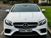 USED 2017 67 MERCEDES-BENZ E-CLASS 2.0 E300 AMG Line Cabriolet 2dr Petrol G-Tronic+ Euro 6 (s/s) (245 ps) LEATHER+SAT NAV+SENSORS+ULEZ