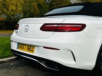 USED 2017 67 MERCEDES-BENZ E-CLASS 2.0 E300 AMG Line Cabriolet 2dr Petrol G-Tronic+ Euro 6 (s/s) (245 ps) LEATHER+SAT NAV+SENSORS+ULEZ