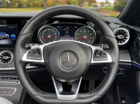 USED 2017 67 MERCEDES-BENZ E-CLASS 2.0 E300 AMG Line Cabriolet 2dr Petrol G-Tronic+ Euro 6 (s/s) (245 ps) LEATHER+SAT NAV+SENSORS+ULEZ