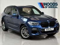 USED 2019 19 BMW X3 2.0 20d M Sport SUV 5dr Diesel Auto xDrive Euro 6 (s/s) (190 ps) 19"S+LEATHER+SAT NAV+ F/R PARK