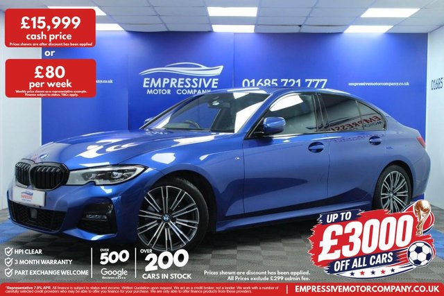 View our BMW 3 Series 2.0 320d M Sport Saloon 4dr Diesel Manual Euro 6 (s/s) (190 ps)