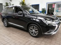 USED 2018 68 MITSUBISHI OUTLANDER 2.2 DI-D 4 SUV 5dr Diesel Manual 4WD Euro 6 (s/s) (147 ps) 7 SEATS 4WD SAT NAV SUNROOF LEATHER CAMERA CRUISE CONTROL 2 OWNERS SERVICE HISTORY