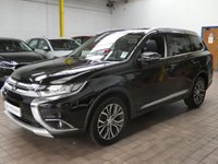 USED 2018 68 MITSUBISHI OUTLANDER 2.2 DI-D 4 SUV 5dr Diesel Manual 4WD Euro 6 (s/s) (147 ps) 7 SEATS 4WD SAT NAV SUNROOF LEATHER CAMERA CRUISE CONTROL 2 OWNERS SERVICE HISTORY