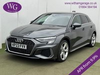 USED 2023 23 AUDI A3 1.5 TFSI 35 S line Sportback 5dr Petrol S Tronic Euro 6 (s/s) (150 ps) 