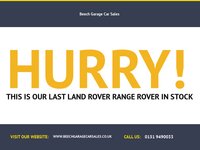 USED 2017 67 LAND ROVER RANGE ROVER 3.0 TD V6 Autobiography SUV 5dr Diesel Auto 4WD Euro 6 (s/s) (258 ps) 21 inch gloss black alloys / 2 keys