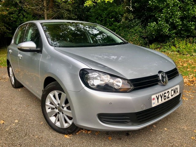 2012 62 Volkswagen Golf 1.4 TSI Match Hatchback 5dr Petrol Manual Euro 5 (122 ps) 1 LADY OWNER SINCE NOV 2015 WITH ONLY 38,300 MILES AND X12 SERVICE HISTORY STAMPS//MULTI FUNCTION STEERING WHEEL//AIR-CON//ALLOYS//X4 ELECTRIC WINDOWS//X11 AIRBAGS//FRONT AND REAR PARK SENSORS//X2 REMOTE LOCKING KEYS//STUNNING CONDITION FOR THE YEAR INSIDE AND OUT// MOT ADVISORIES RECTIFIED