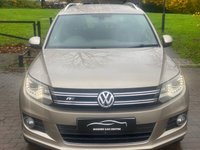USED 2014 64 VOLKSWAGEN TIGUAN 2.0 TDI BlueMotion Tech R-Line SUV 5dr Diesel Manual 4WD Euro 5 (s/s) (140 ps) CAMBELT DONE * SATNAV * 4 WD *