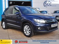 USED 2014 64 VOLKSWAGEN TIGUAN 2.0 TDI BlueMotion Tech Match SUV 5dr Diesel DSG 4WD Euro 5 (s/s) (140 ps) Reverse Camera - Heated Leather Seats - Satellite Navigation