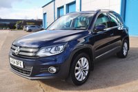 USED 2014 64 VOLKSWAGEN TIGUAN 2.0 TDI BlueMotion Tech Match SUV 5dr Diesel DSG 4WD Euro 5 (s/s) (140 ps) Reverse Camera - Heated Leather Seats - Satellite Navigation