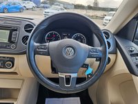 USED 2014 64 VOLKSWAGEN TIGUAN 2.0 TDI BlueMotion Tech Match SUV 5dr Diesel DSG 4WD Euro 5 (s/s) (140 ps) Reverse Camera - Heated Leather Seats - Satellite Navigation
