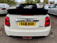 USED 2016 16 MINI CONVERTIBLE 1.5 Cooper Convertible 2dr Petrol Manual Euro 6 (s/s) (136 ps) ** PETROL........CONVERTIBLE......6 SPEED.......�&pound;35 ROAD TAX........57 MPG.........2 KEYS.........COOPER EDITION........HALF LEATHER SPORTS SEATS.......MEDIA SCREEN.......BLUETOOTH.........AIRCON..........CLIMATE........HEATED SEATS..........REVERSING CAMERA..........ABSOLUTE STUNNER ** 