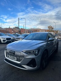 USED 2022 72 AUDI E-TRON 55 S line Sportback 5dr Electric Auto quattro 95kWh (11kW Charger) (408 ps) 