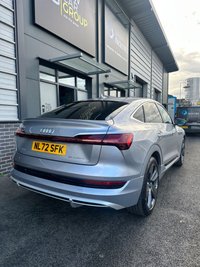USED 2022 72 AUDI E-TRON 55 S line Sportback 5dr Electric Auto quattro 95kWh (11kW Charger) (408 ps) 
