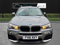 USED 2016 16 BMW X3 2.0 20d M Sport SUV 5dr Diesel Auto xDrive Euro 6 (s/s) (190 ps) HERE AT MOTOR SWITCH YOUR NEW MOTOR IS JUST A SWITCH AWAY WITH THIS BMW X3 20D M SPORT SUV 5DR 2.0 DIESEL AUTOMATIC XDRIVE EURO 6, WHICH COMES WITH A FULL 12 MONTHS NATIONWIDE WARRANTY AND ALSO COMES WITH A FULL 12 MONTHS MOT, THIS VEHICLE IS WELL MAINTAINED WITH 8 X SERVICE HISTORY STAMPS WITH THE LASY SERVICE BEING DONE AT 57316 MILES - 25.07.2025, ALSO COMES WITH 2 KEYS AND HAS LOW MILEAGE, FINANCE AVAILABLE FROM 10.9% APR, DELIVERY AVAILABLE, PART EX WELCOME, FULLY VALETED