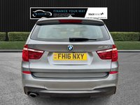 USED 2016 16 BMW X3 2.0 20d M Sport SUV 5dr Diesel Auto xDrive Euro 6 (s/s) (190 ps) HERE AT MOTOR SWITCH YOUR NEW MOTOR IS JUST A SWITCH AWAY WITH THIS BMW X3 20D M SPORT SUV 5DR 2.0 DIESEL AUTOMATIC XDRIVE EURO 6, WHICH COMES WITH A FULL 12 MONTHS NATIONWIDE WARRANTY AND ALSO COMES WITH A FULL 12 MONTHS MOT, THIS VEHICLE IS WELL MAINTAINED WITH 8 X SERVICE HISTORY STAMPS WITH THE LASY SERVICE BEING DONE AT 57316 MILES - 25.07.2025, ALSO COMES WITH 2 KEYS AND HAS LOW MILEAGE, FINANCE AVAILABLE FROM 10.9% APR, DELIVERY AVAILABLE, PART EX WELCOME, FULLY VALETED