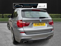 USED 2016 16 BMW X3 2.0 20d M Sport SUV 5dr Diesel Auto xDrive Euro 6 (s/s) (190 ps) HERE AT MOTOR SWITCH YOUR NEW MOTOR IS JUST A SWITCH AWAY WITH THIS BMW X3 20D M SPORT SUV 5DR 2.0 DIESEL AUTOMATIC XDRIVE EURO 6, WHICH COMES WITH A FULL 12 MONTHS NATIONWIDE WARRANTY AND ALSO COMES WITH A FULL 12 MONTHS MOT, THIS VEHICLE IS WELL MAINTAINED WITH 8 X SERVICE HISTORY STAMPS WITH THE LASY SERVICE BEING DONE AT 57316 MILES - 25.07.2025, ALSO COMES WITH 2 KEYS AND HAS LOW MILEAGE, FINANCE AVAILABLE FROM 10.9% APR, DELIVERY AVAILABLE, PART EX WELCOME, FULLY VALETED