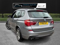 USED 2016 16 BMW X3 2.0 20d M Sport SUV 5dr Diesel Auto xDrive Euro 6 (s/s) (190 ps) HERE AT MOTOR SWITCH YOUR NEW MOTOR IS JUST A SWITCH AWAY WITH THIS BMW X3 20D M SPORT SUV 5DR 2.0 DIESEL AUTOMATIC XDRIVE EURO 6, WHICH COMES WITH A FULL 12 MONTHS NATIONWIDE WARRANTY AND ALSO COMES WITH A FULL 12 MONTHS MOT, THIS VEHICLE IS WELL MAINTAINED WITH 8 X SERVICE HISTORY STAMPS WITH THE LASY SERVICE BEING DONE AT 57316 MILES - 25.07.2025, ALSO COMES WITH 2 KEYS AND HAS LOW MILEAGE, FINANCE AVAILABLE FROM 10.9% APR, DELIVERY AVAILABLE, PART EX WELCOME, FULLY VALETED