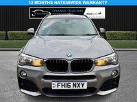 USED 2016 16 BMW X3 2.0 20d M Sport SUV 5dr Diesel Auto xDrive Euro 6 (s/s) (190 ps) HERE AT MOTOR SWITCH YOUR NEW MOTOR IS JUST A SWITCH AWAY WITH THIS BMW X3 20D M SPORT SUV 5DR 2.0 DIESEL AUTOMATIC XDRIVE EURO 6, WHICH COMES WITH A FULL 12 MONTHS NATIONWIDE WARRANTY AND ALSO COMES WITH A FULL 12 MONTHS MOT, THIS VEHICLE IS WELL MAINTAINED WITH 8 X SERVICE HISTORY STAMPS WITH THE LASY SERVICE BEING DONE AT 57316 MILES - 25.07.2025, ALSO COMES WITH 2 KEYS AND HAS LOW MILEAGE, FINANCE AVAILABLE FROM 9.9% APR, DELIVERY AVAILABLE, PART EX WELCOME, FULLY VALETED