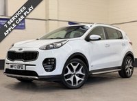 USED 2017 17 KIA SPORTAGE 2.0 CRDi GT-Line SUV 5 Door Diesel Auto AWD Euro 6 (134 bhp) APPLE CAR PLAY