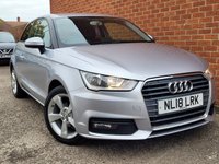 USED 2018 18 AUDI A1 1.0 TFSI Sport Hatchback 3dr Petrol Manual Euro 6 (s/s) (95 ps) SAT NAV - HALF LEATHER SPORTS INTERIOR