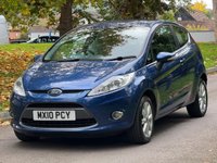 USED 2010 10 FORD FIESTA 1.25 Zetec Hatchback 3dr Petrol Manual (133 g/km, 81 bhp) 