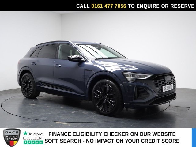 View our Audi Q8 E-Tron 55 Black Edition SUV 5dr Electric Auto quattro 114kWh (11kW Charger) (408 ps)