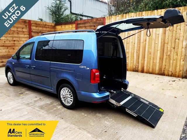 View our Volkswagen Caddy Maxi Life 5 Seat Auto Wheelchair Accessible Disabled Access Vehicle WAV