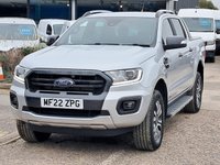 USED 2022 22 FORD RANGER 2.0 EcoBlue Wildtrak Pickup Double Cab 4dr Diesel Auto 4WD Euro 6 (s/s) (213 ps) 