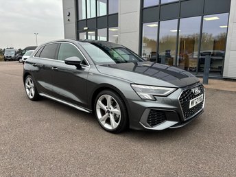2022 AUDI A3 1.0 TFSI 30 S LINE SPORTBACK S TRONIC &pound;22850.00