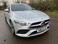 USED 2021 21 MERCEDES-BENZ CLA 2.0 CLA220d AMG Line (Premium 2) Coupe 4dr Diesel 8G-DCT Euro 6 (s/s) (190 ps) 12m MOT INCLUDED HEATED LEATHER