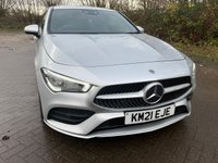 USED 2021 21 MERCEDES-BENZ CLA 2.0 CLA220d AMG Line (Premium 2) Coupe 4dr Diesel 8G-DCT Euro 6 (s/s) (190 ps) 12m MOT INCLUDED HEATED LEATHER