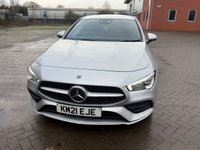 USED 2021 21 MERCEDES-BENZ CLA 2.0 CLA220d AMG Line (Premium 2) Coupe 4dr Diesel 8G-DCT Euro 6 (s/s) (190 ps) 12m MOT INCLUDED HEATED LEATHER