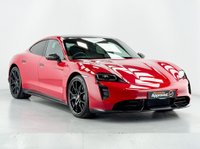 USED 2024 73 PORSCHE TAYCAN Performance Plus 93.4kWh GTS Auto 4WD 4dr (11kW Charger) Â£24K OPTIONS!STUNNING CARMINE of {V2_TOWN}