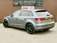 USED 2015 65 AUDI A3 1.4 TFSI Sport Sportback 5dr Petrol S Tronic Euro 6 (s/s) (Nav) (125 ps) ULEZ | S Tronic