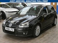 USED 2008 08 VOLKSWAGEN GOLF 2.0 TDI DPF GT Sport Hatchback 5dr Diesel Manual (156 g/km, 168 bhp) SUNROOF HEATED LEATHER CAMERA