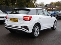 USED 2021 21 AUDI Q2 1.0 TFSI 30 S line 5d 110 S/S 1 OWNER FROM NEW, GOOD SERVICE HISTORY, SAT NAV, AUDI SMART PHONE FOR APPLE CARPLAY / ANDROID AUTO, ELECTRIC TAILGATE, ELECTRIC FOLDING HEATED MIRRORS, REAR PARKING SENSORS, LED LIGHTS, RAIN & LIGHT SENSORS, AUTO DIM REAR VIEW MIRROR, CRUISE CONTROL & SPEED LIMITER, HALF LEATHER INTERIOR, SPORT SEATS, DAB RADIO, BLUETOOTH, MANUAL 6 SPEED, 18 INCH ALLOY WHEELS, LEATHER MULTIFUNCTION STEERING WHEEL, AIR CONDITIONING, AUX & USB, AUTO HOLD, ILLUMINATING VANITY MIRRORS, DRIVE SELECT
