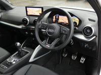 USED 2021 21 AUDI Q2 1.0 TFSI 30 S line 5d 110 S/S 1 OWNER FROM NEW, GOOD SERVICE HISTORY, SAT NAV, AUDI SMART PHONE FOR APPLE CARPLAY / ANDROID AUTO, ELECTRIC TAILGATE, ELECTRIC FOLDING HEATED MIRRORS, REAR PARKING SENSORS, LED LIGHTS, RAIN & LIGHT SENSORS, AUTO DIM REAR VIEW MIRROR, CRUISE CONTROL & SPEED LIMITER, HALF LEATHER INTERIOR, SPORT SEATS, DAB RADIO, BLUETOOTH, MANUAL 6 SPEED, 18 INCH ALLOY WHEELS, LEATHER MULTIFUNCTION STEERING WHEEL, AIR CONDITIONING, AUX & USB, AUTO HOLD, ILLUMINATING VANITY MIRRORS, DRIVE SELECT