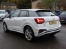 USED 2021 21 AUDI Q2 1.0 TFSI 30 S line 5d 110 S/S 1 OWNER FROM NEW, GOOD SERVICE HISTORY, SAT NAV, AUDI SMART PHONE FOR APPLE CARPLAY / ANDROID AUTO, ELECTRIC TAILGATE, ELECTRIC FOLDING HEATED MIRRORS, REAR PARKING SENSORS, LED LIGHTS, RAIN & LIGHT SENSORS, AUTO DIM REAR VIEW MIRROR, CRUISE CONTROL & SPEED LIMITER, HALF LEATHER INTERIOR, SPORT SEATS, DAB RADIO, BLUETOOTH, MANUAL 6 SPEED, 18 INCH ALLOY WHEELS, LEATHER MULTIFUNCTION STEERING WHEEL, AIR CONDITIONING, AUX & USB, AUTO HOLD, ILLUMINATING VANITY MIRRORS, DRIVE SELECT