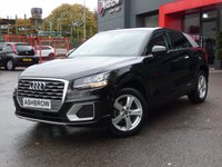 USED 2020 70 AUDI Q2 1.5 TFSI CoD 35 Sport 5d S Tronic 150 S/S 1 OWNER FROM NEW, FULL SERVICE HISTORY, SAT NAV, AUDI SMART PHONE FOR APPLE CARPLAY / ANDROID AUTO, ELECTRIC FOLDING MIRRORS, ELECTRIC TAILGATE, TINTED WINDOWS, AUTO HOLD, REAR PARKING SENSORS, DAB RADIO, BLUETOOTH, S TRONIC AUTOMATIC, 17 INCH ALLOYS, SPORT SEATS, LEATHER TIPTRONIC MULTIFUNCTION STEERING WHEEL, RAIN & LIGHT SENSORS, CRUISE CONTROL & SPEED LIMITER, FRONT ARM REST, AIR CONDITIONING, AUX & 2x USB, DRIVE SELECT, WIFI, CD PLAYER, 2x SD CARD READERS & SIM CARD READER, ISO FIX