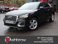 USED 2020 70 AUDI Q2 1.5 TFSI CoD 35 Sport 5d S Tronic 150 S/S 1 OWNER FROM NEW, FULL SERVICE HISTORY, SAT NAV, AUDI SMART PHONE FOR APPLE CARPLAY / ANDROID AUTO, ELECTRIC FOLDING MIRRORS, ELECTRIC TAILGATE, TINTED WINDOWS, AUTO HOLD, REAR PARKING SENSORS, DAB RADIO, BLUETOOTH, S TRONIC AUTOMATIC, 17 INCH ALLOYS, SPORT SEATS, LEATHER TIPTRONIC MULTIFUNCTION STEERING WHEEL, RAIN & LIGHT SENSORS, CRUISE CONTROL & SPEED LIMITER, FRONT ARM REST, AIR CONDITIONING, AUX & 2x USB, DRIVE SELECT, WIFI, CD PLAYER, 2x SD CARD READERS & SIM CARD READER, ISO FIX