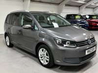 USED 2013 13 VOLKSWAGEN TOURAN 1.6 TDI SE MPV 5dr Diesel Manual Euro 5 (105 ps) F/R PARK+7SEAT+B/TOOTH+PRIVACY