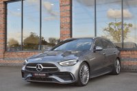 USED 2022 03 MERCEDES-BENZ C-CLASS 1.5 C200h MHEV AMG Line (Premium) Estate 5dr Petrol Hybrid G-Tronic+ Euro 6 (s/s) (224 ps) 360 CAMERA / SELENITE GREY