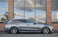 USED 2022 03 MERCEDES-BENZ C-CLASS 1.5 C200h MHEV AMG Line (Premium) Estate 5dr Petrol Hybrid G-Tronic+ Euro 6 (s/s) (224 ps) 360 CAMERA / SELENITE GREY