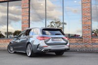 USED 2022 03 MERCEDES-BENZ C-CLASS 1.5 C200h MHEV AMG Line (Premium) Estate 5dr Petrol Hybrid G-Tronic+ Euro 6 (s/s) (224 ps) 360 CAMERA / SELENITE GREY